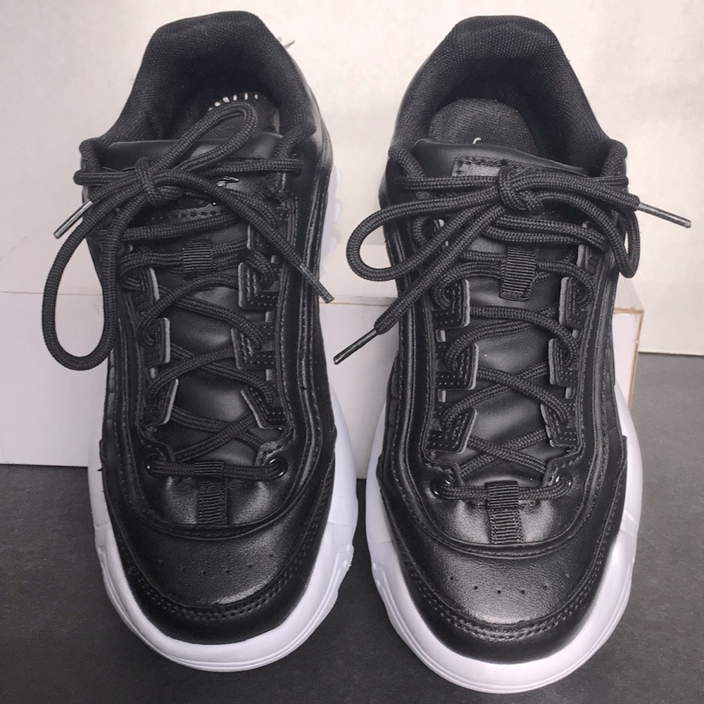 Women's/Girls Avia Chunky Blk/Wht Sneakers